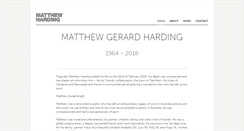 Desktop Screenshot of matthewharding.com.au